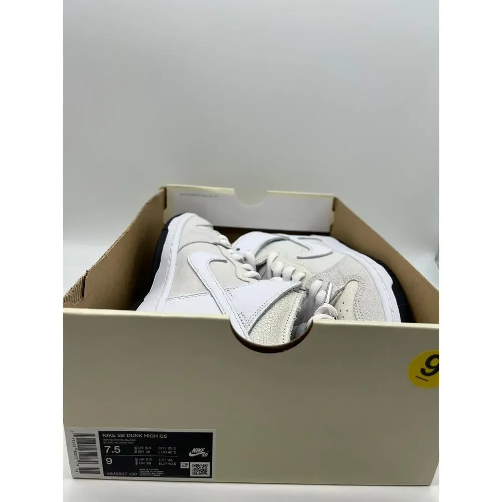 Nike SB Dunk High Antihero Skateboards Shoes White HM5837-100 Men 7.5/Women 9